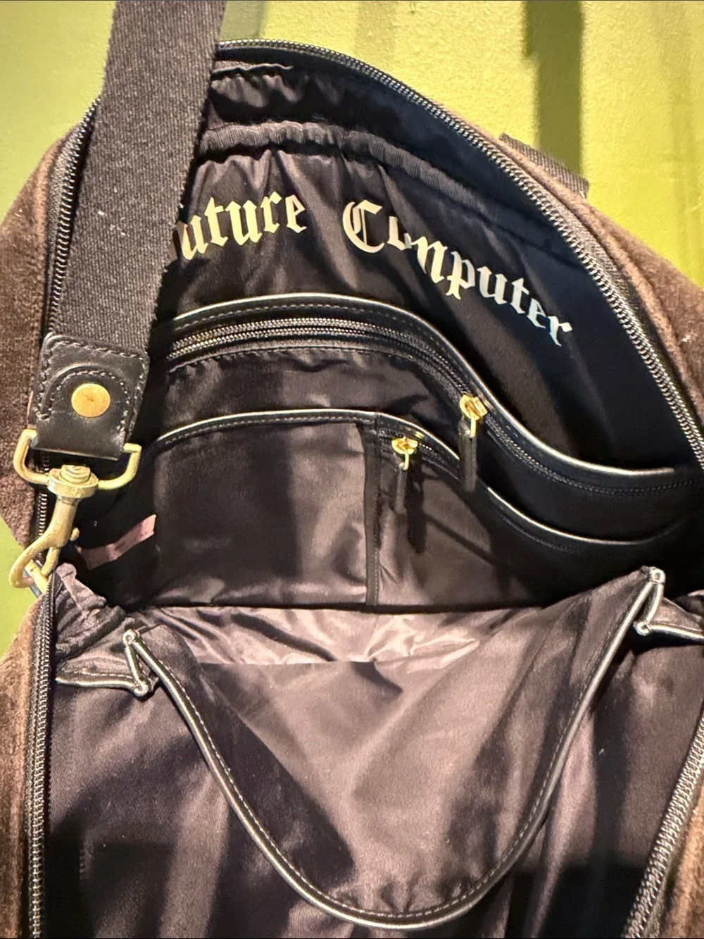 Juicy Couture black suede
